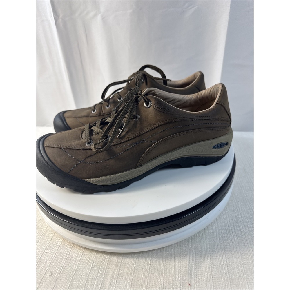 Keen Women's Hiking Trail Shoes Toyah Brown Leather Size 11 Style 1004445 EUC